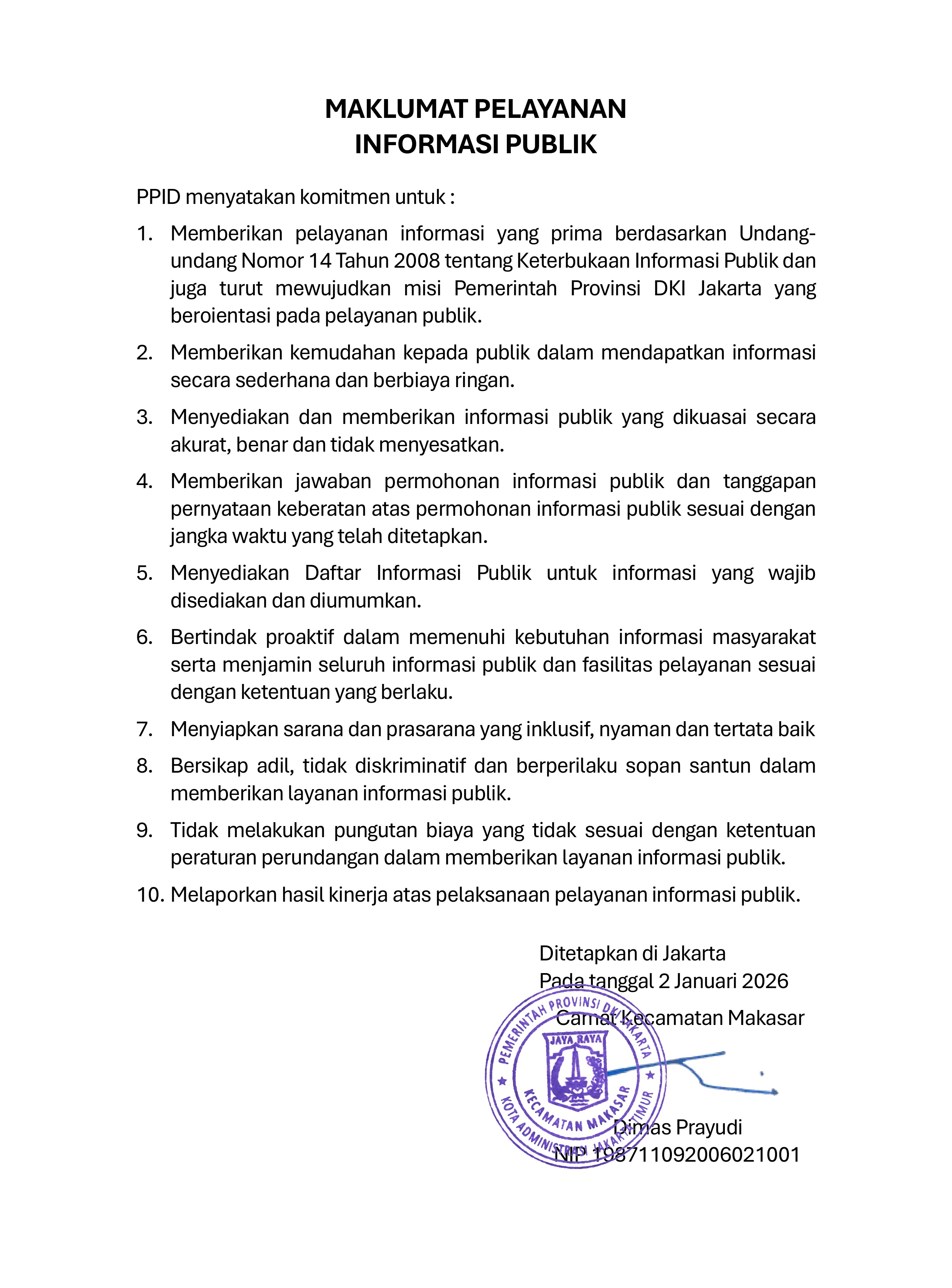 Maklumat Makasar