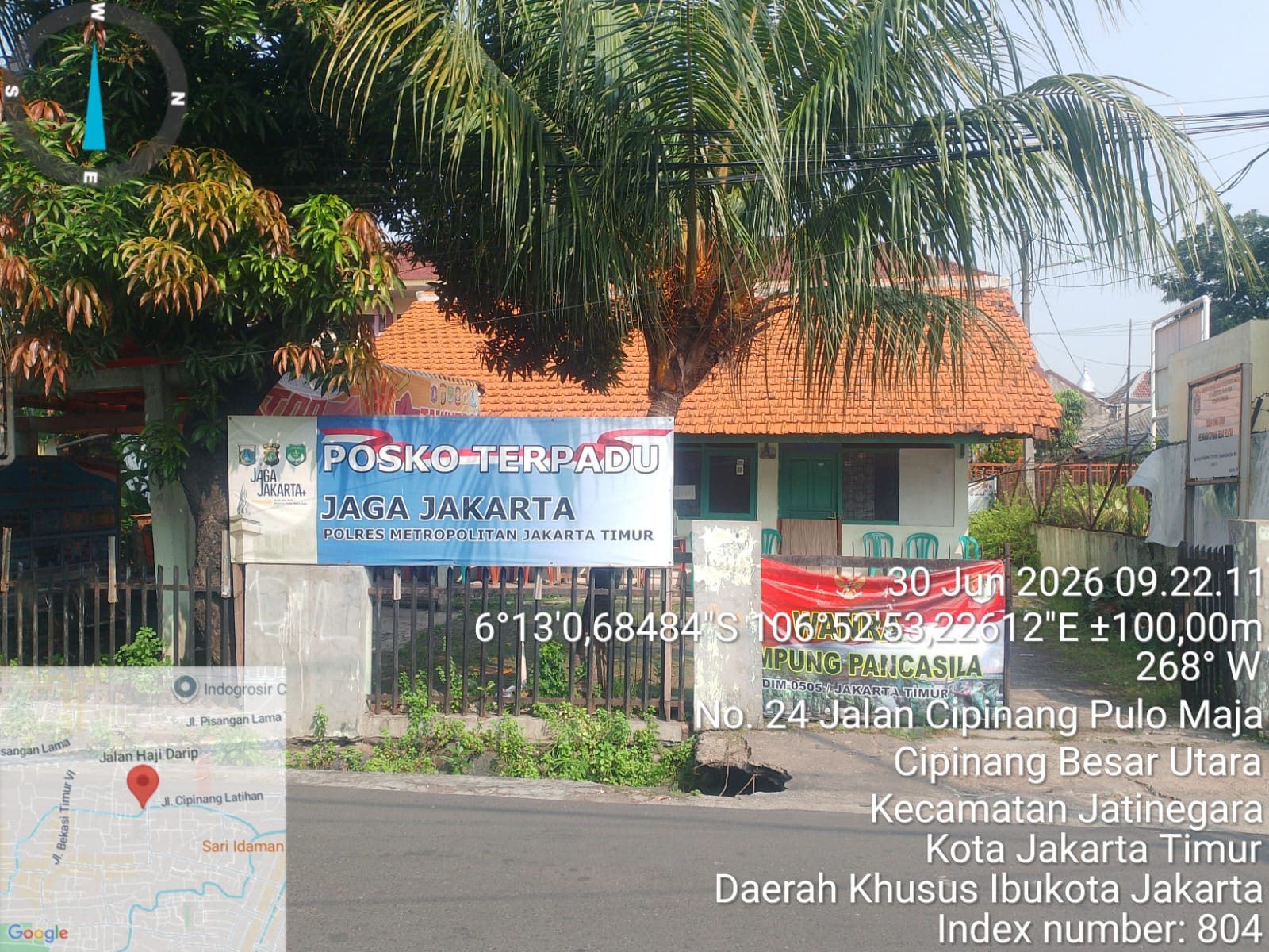 Foto Posko Terpadu Jaga Jakarta
