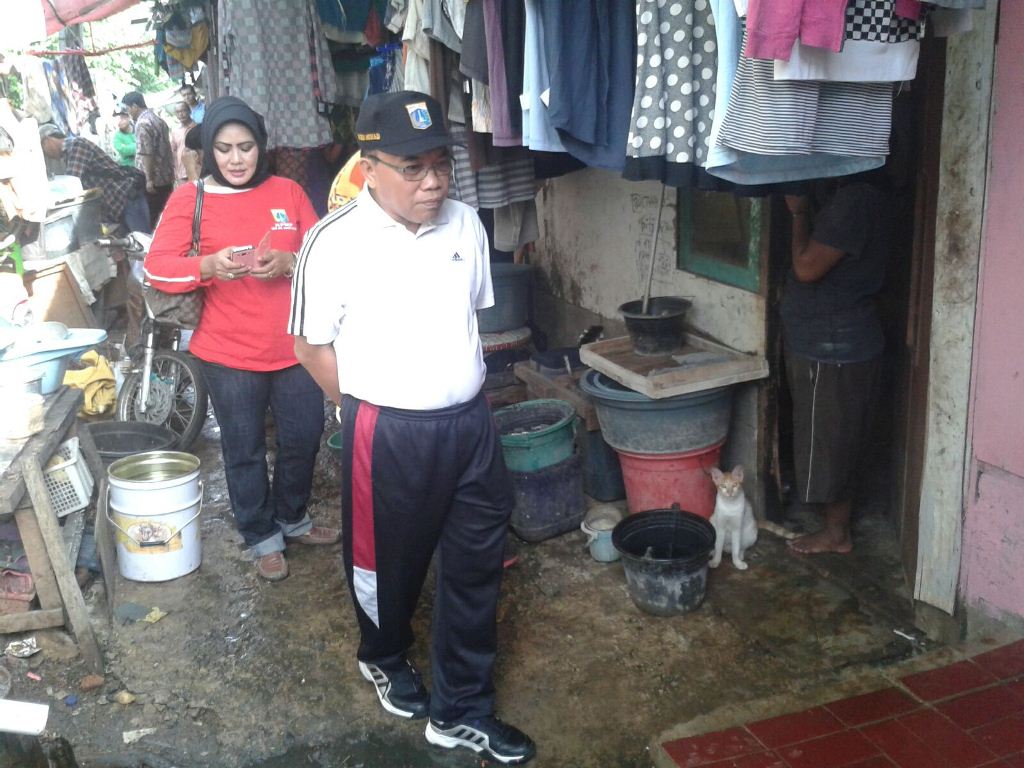 Wakil Walikota Monitoring PSN Di RW 02 Kelurahan Cipinang Muara