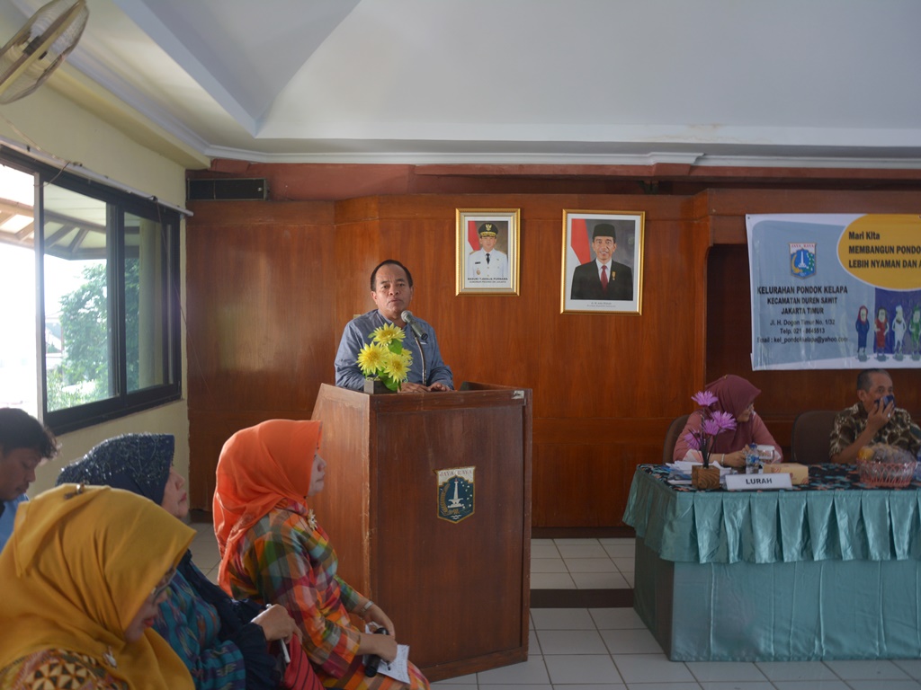 Walikota Buka E-Musrenbang Di Kelurahan Pondok Kelapa
