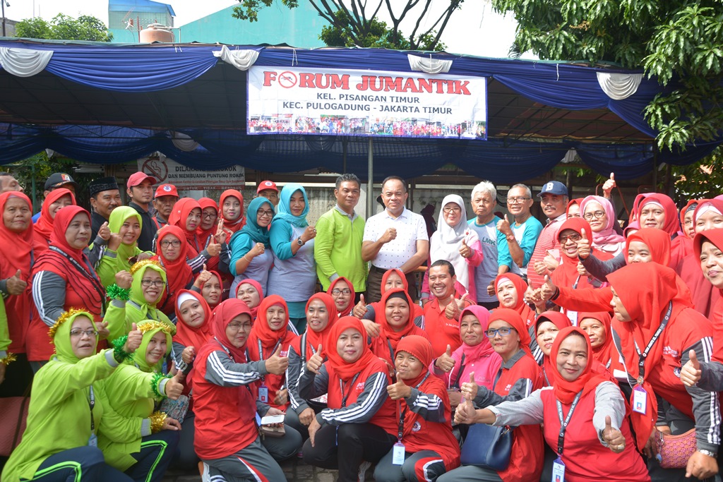 Walikota Luncurkan Forum Jumantik Kelurahan Pisangan Timur