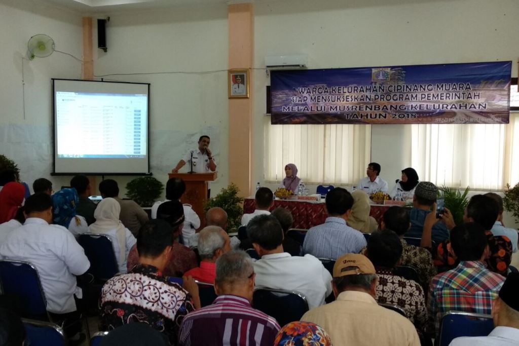 201 Usulan Warga Dibahas Dalam Musrenbang Kelurahan Cipinang Muara