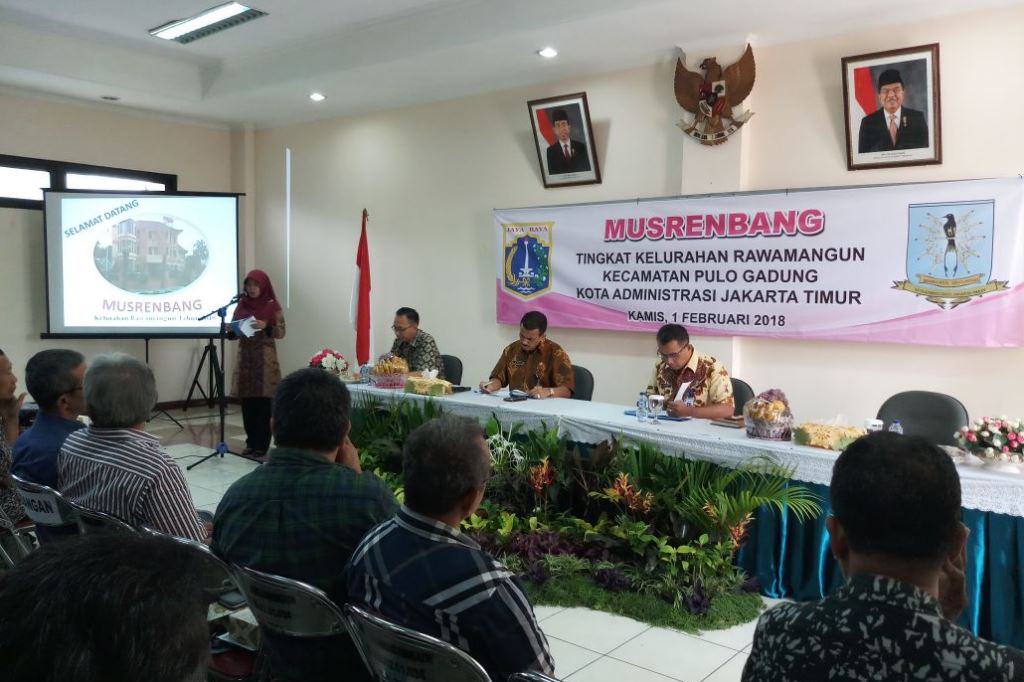 Sebanyak 72 Usulan Warga Terkumpul Dalam Musrenbang Kelurahan Rawamangun 72 Usulan Hasil Rembug Warga