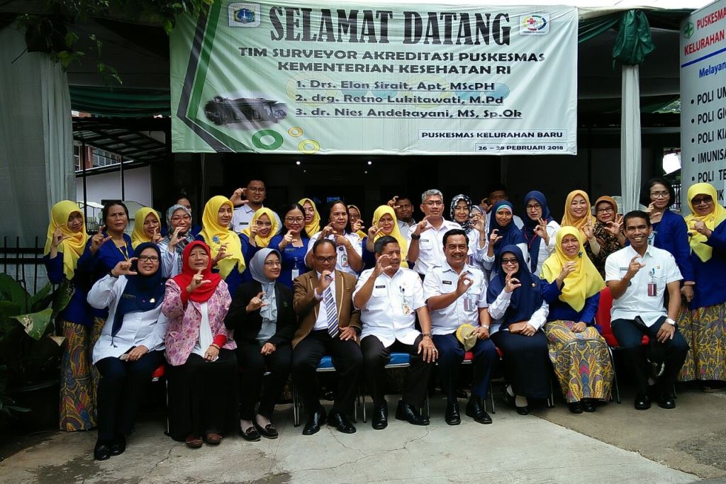 Puskesmas Kelurahan Baru Dikunjungi Tim Survey Akreditasi