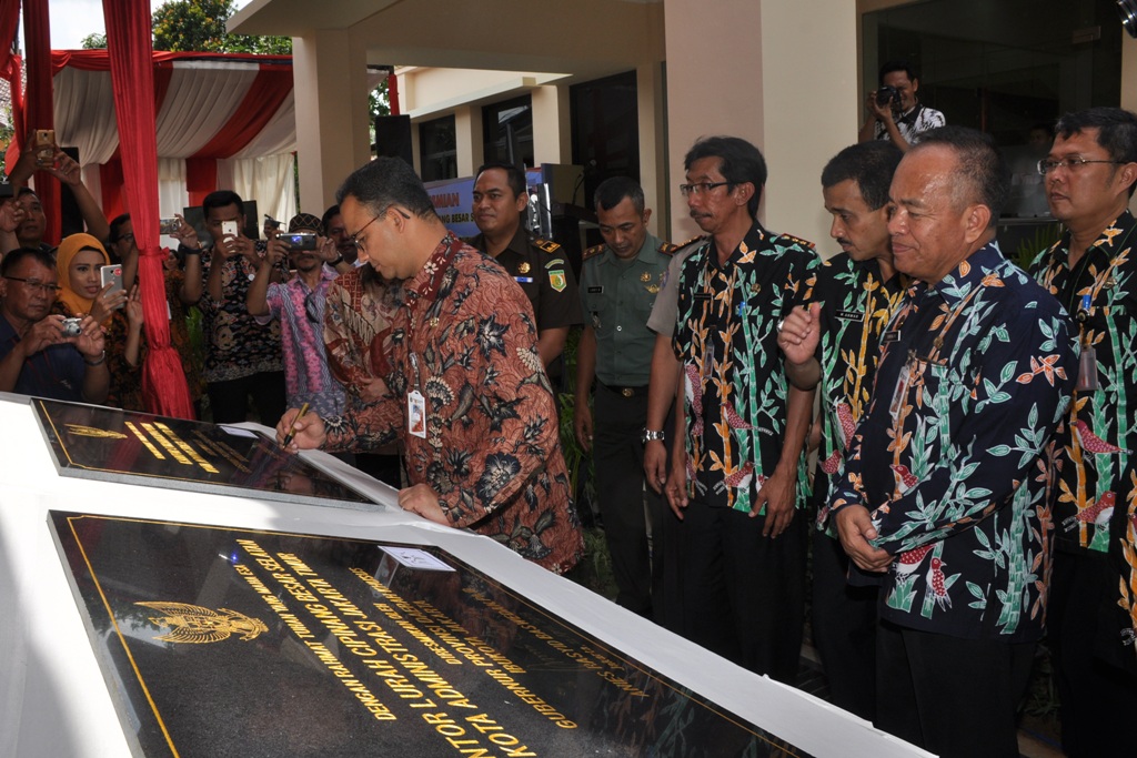 Gubernur DKI Resmikan Dua Kantor Kelurahan Baru Di Jakarta Timur