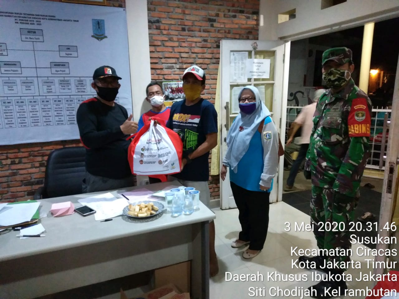 4.042 Paket Bansos Pemerintah Pusat Dibagikan pada Warga Kelurahan Rambutan