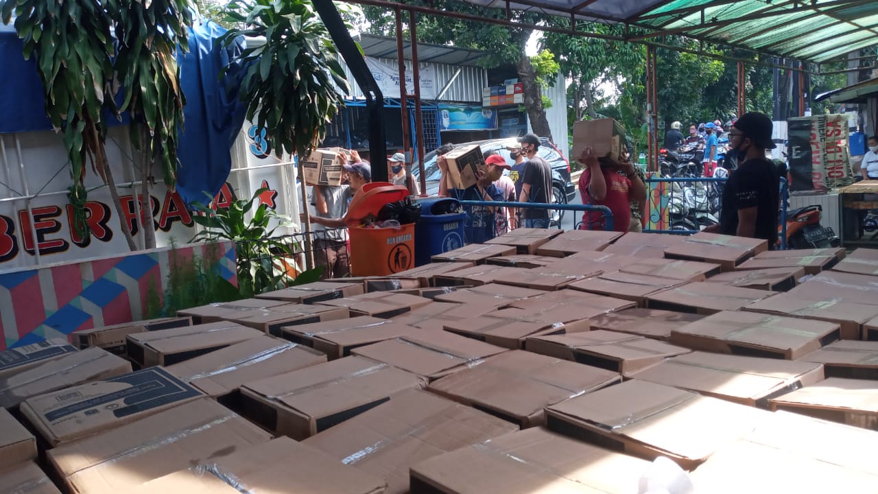 Sebanyak 22.179 Paket Bansos Selesai Dibagikan di Kelurahan Lubang Buaya