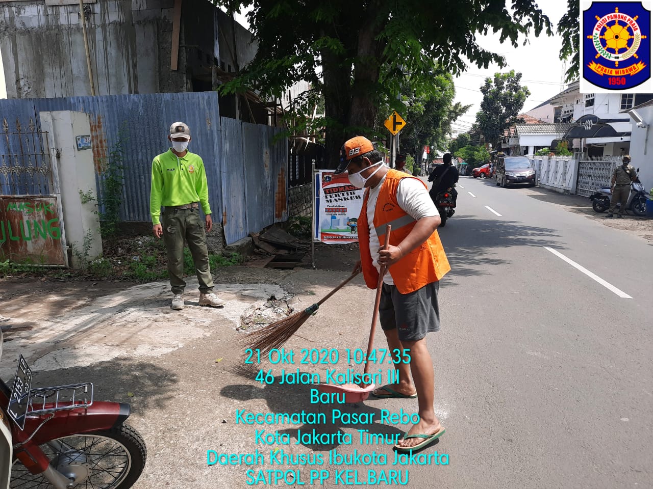Cegah Penularan COVID-19, Kelurahan Baru Gelar Operasi TIBMASK