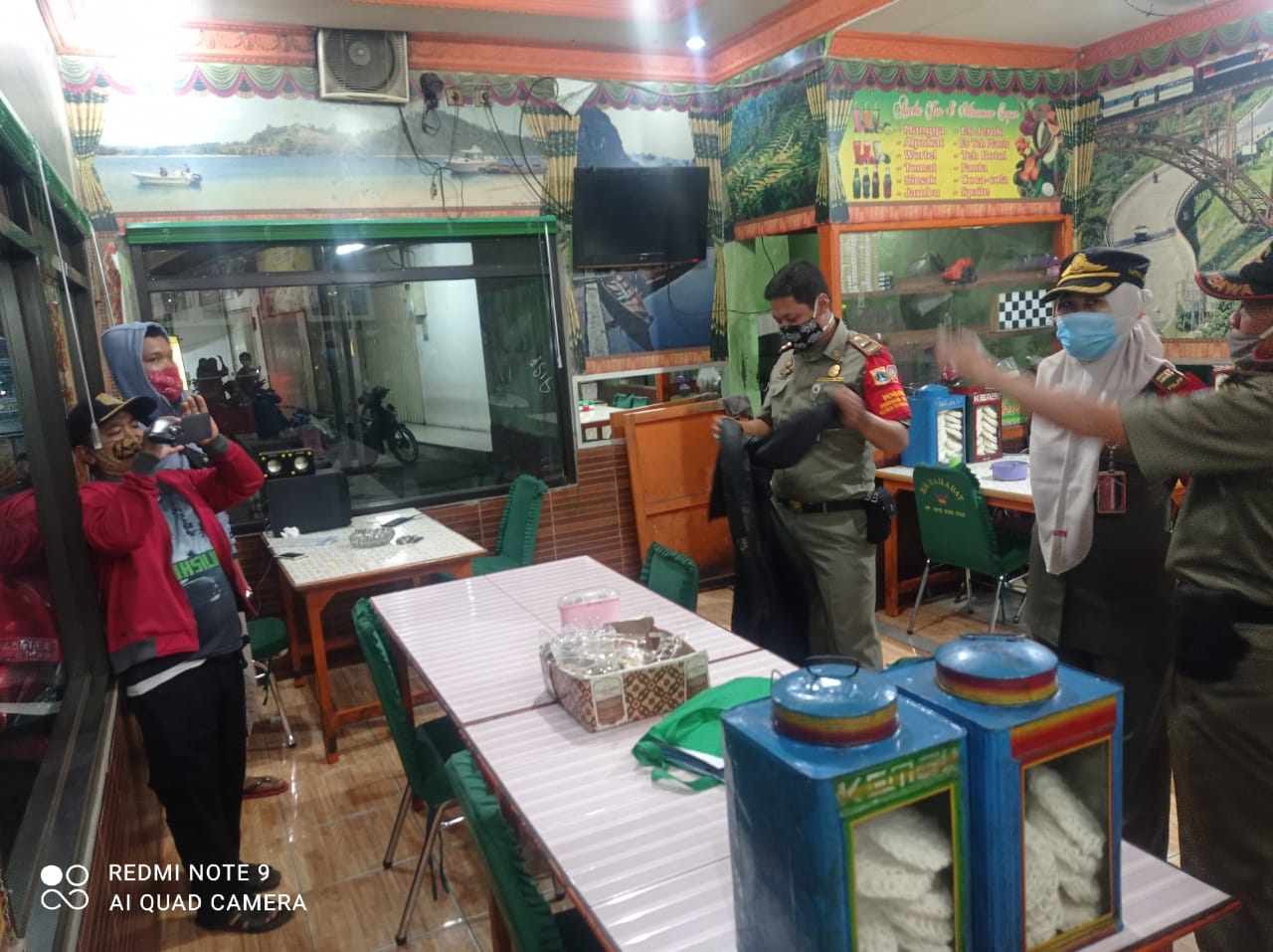 Satpol PP Lakukan Pengawasan di 4 Tempat Usaha Wilayah Kelurahan Munjul