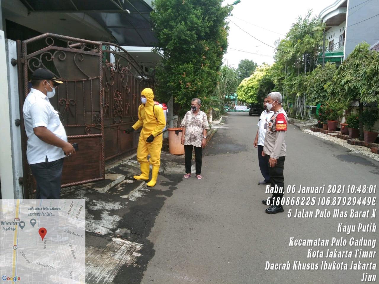 Ada Warga Terpapar COVID-19, 3 RW di Kelurahan Kayu Putih Disterilkan