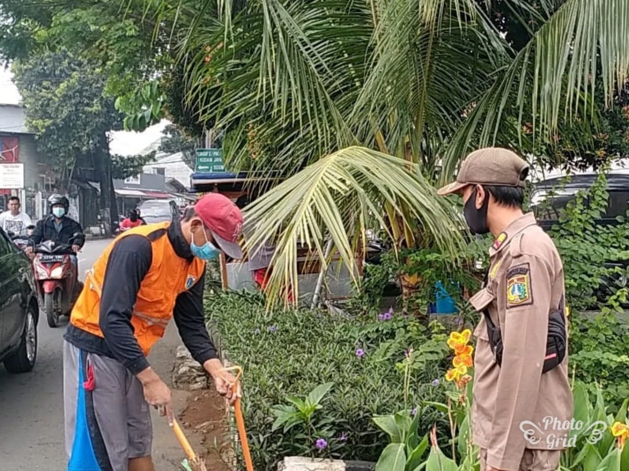 Hari Libur Panjang, Satpol PP Kelurahan Kalisari Gelar Operasi Tibmask