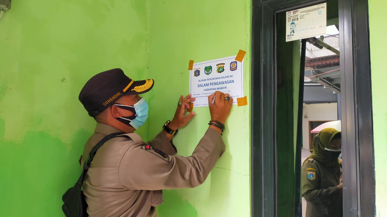 Cegah Penyebaran Covid-19, Kelurahan Cawang Lanjutkan Pendataan Pemudik