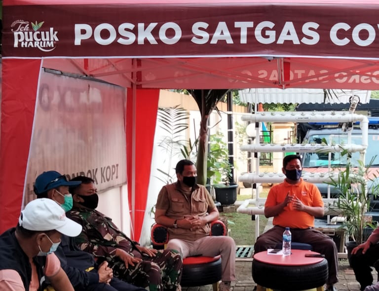 Jajaran Kelurahan Pondok Kopi dan Gugus Tugas Bersinergi Tangani Covid-19