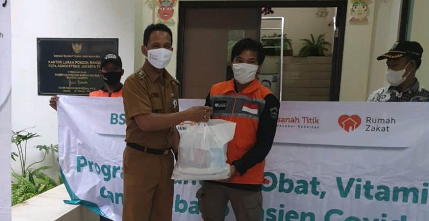 Kelurahan Pondok Ranggon Dapat Bantuan 50 Paket untuk Warga Isoman