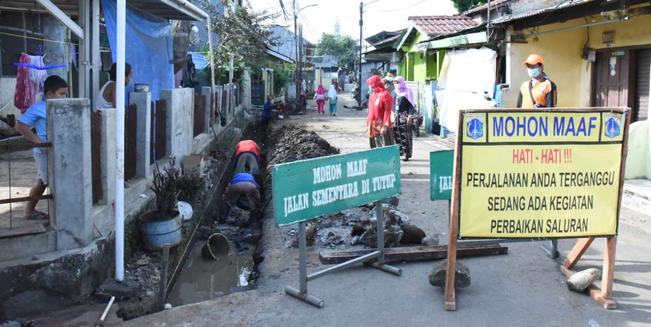 Usulan Musrenbang, Saluran di Jl. Gandaria I Kelurahan Pekayon Diperbaiki
