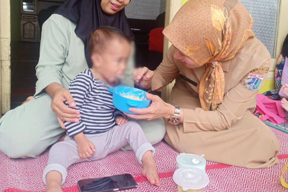 PMT Kelurahan Rawa Bunga Sukses Perbaiki Kondisi Anak Terindikasi Stunting