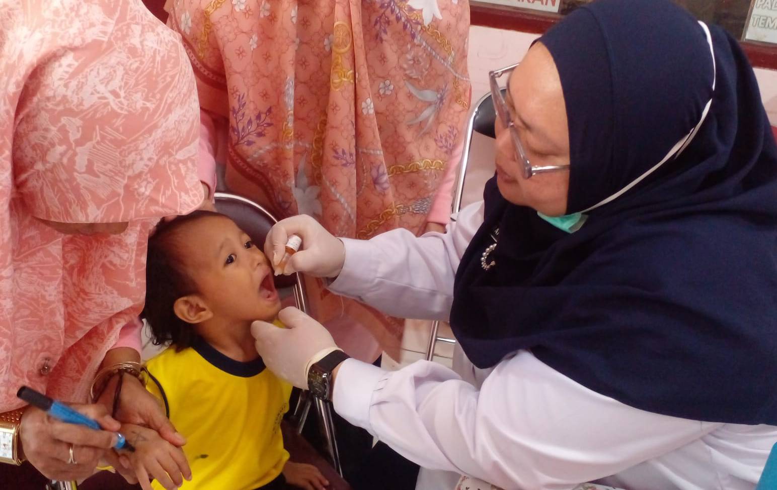 47 Persen Anak di Kelurahan Malaka Jaya Terimunisasi PIN Polio