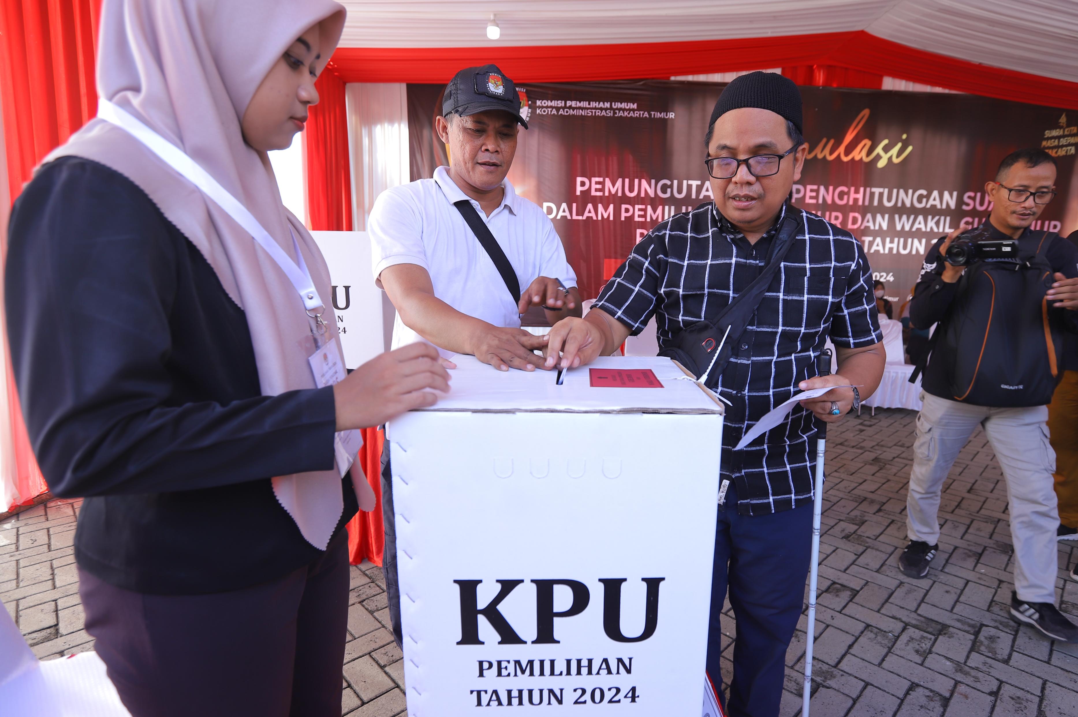 Gelar Simulasi Tungsura dan Pilkada, Pemkot dan KPU Jakarta Timur Siap  Sukseskan Pilkada DKI 2024