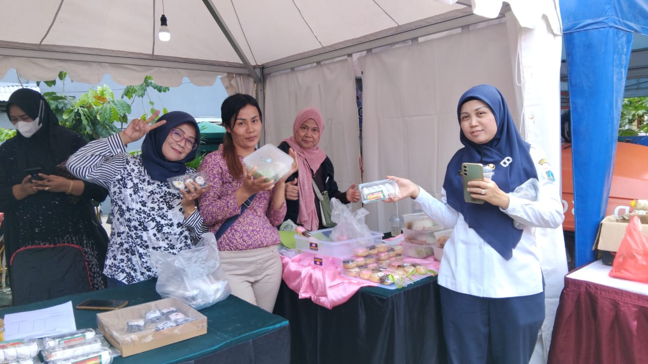 Halal Bihalal IdulFitri 1446 H/2025 M, Kelurahan Pinang Ranti Gelar Bazar UMKM