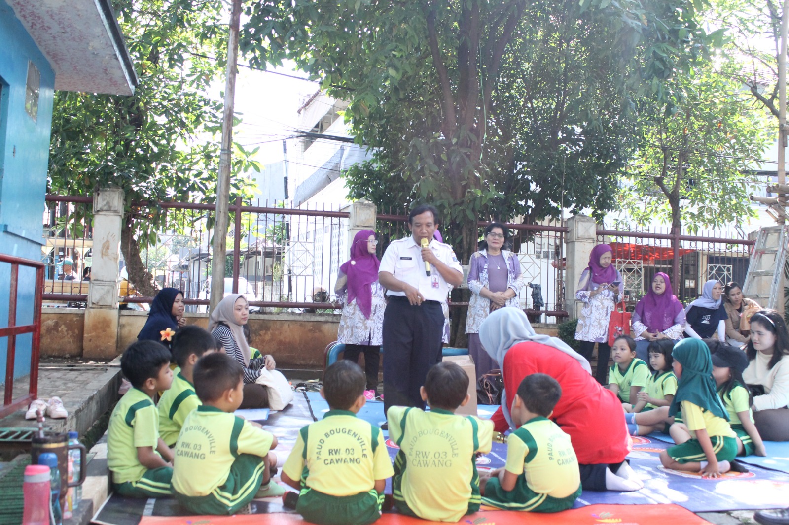 Ruang Edukasi, PAUD Bougenville, Kunjungi Taman Pojok Baca Kantor Kelurahan Cawang