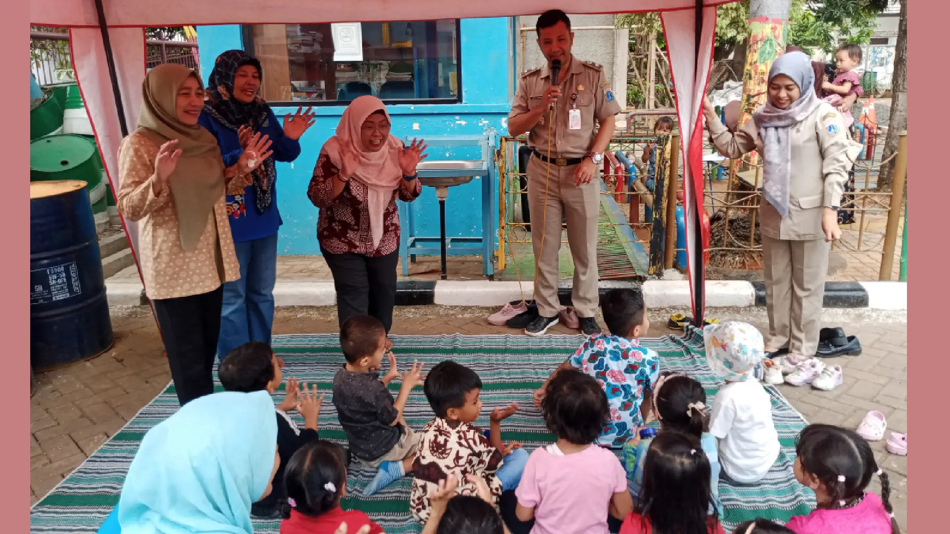 Peringati HAN ke-41, Kelurahan Cawang Galakkan Gemar Membaca dan Program Minum Susu untuk Anak PAUD