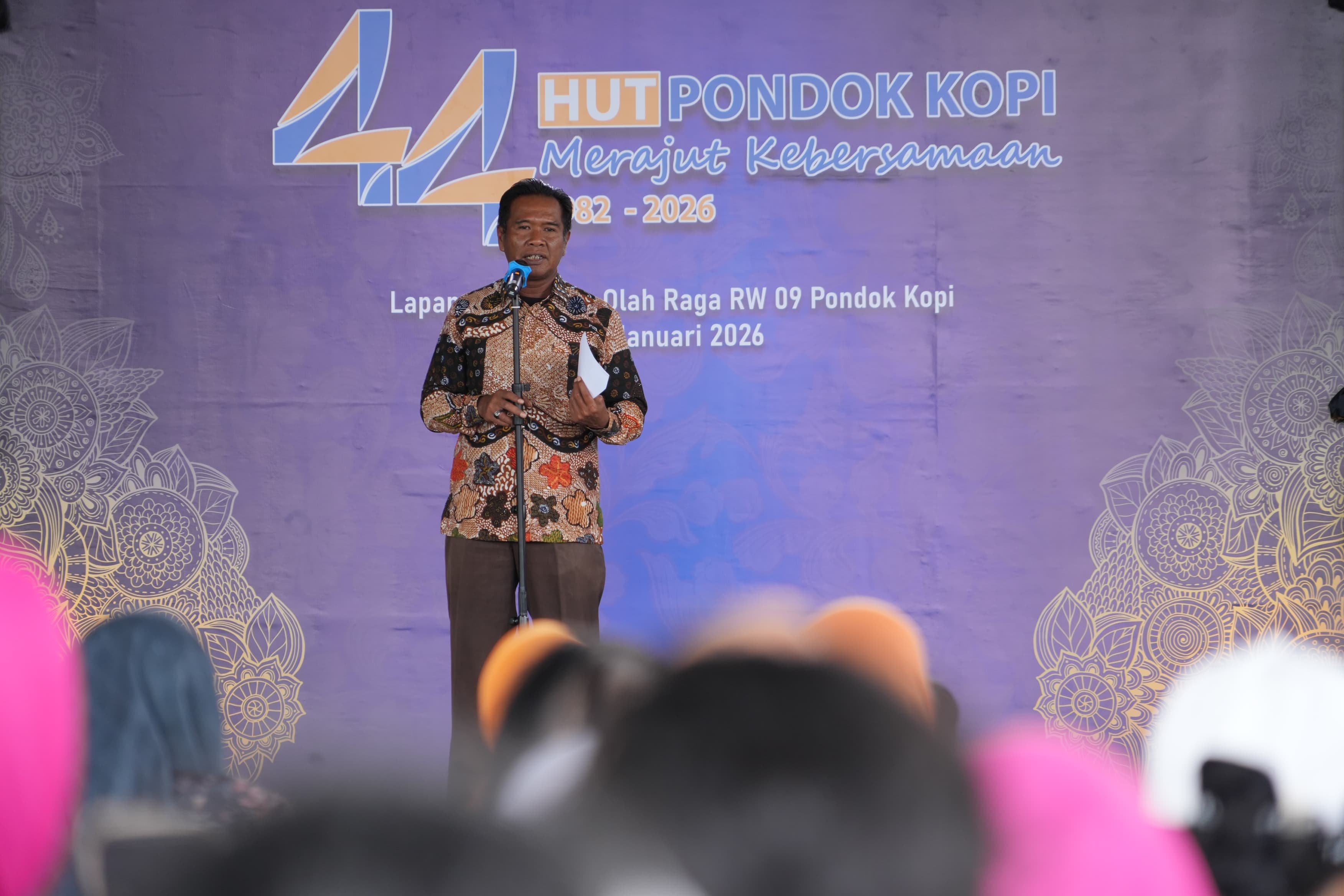 Pemkot Jakarta Timur Apresiasi Kekompakan Warga di HUT ke-44 Kelurahan Pondok Kopi