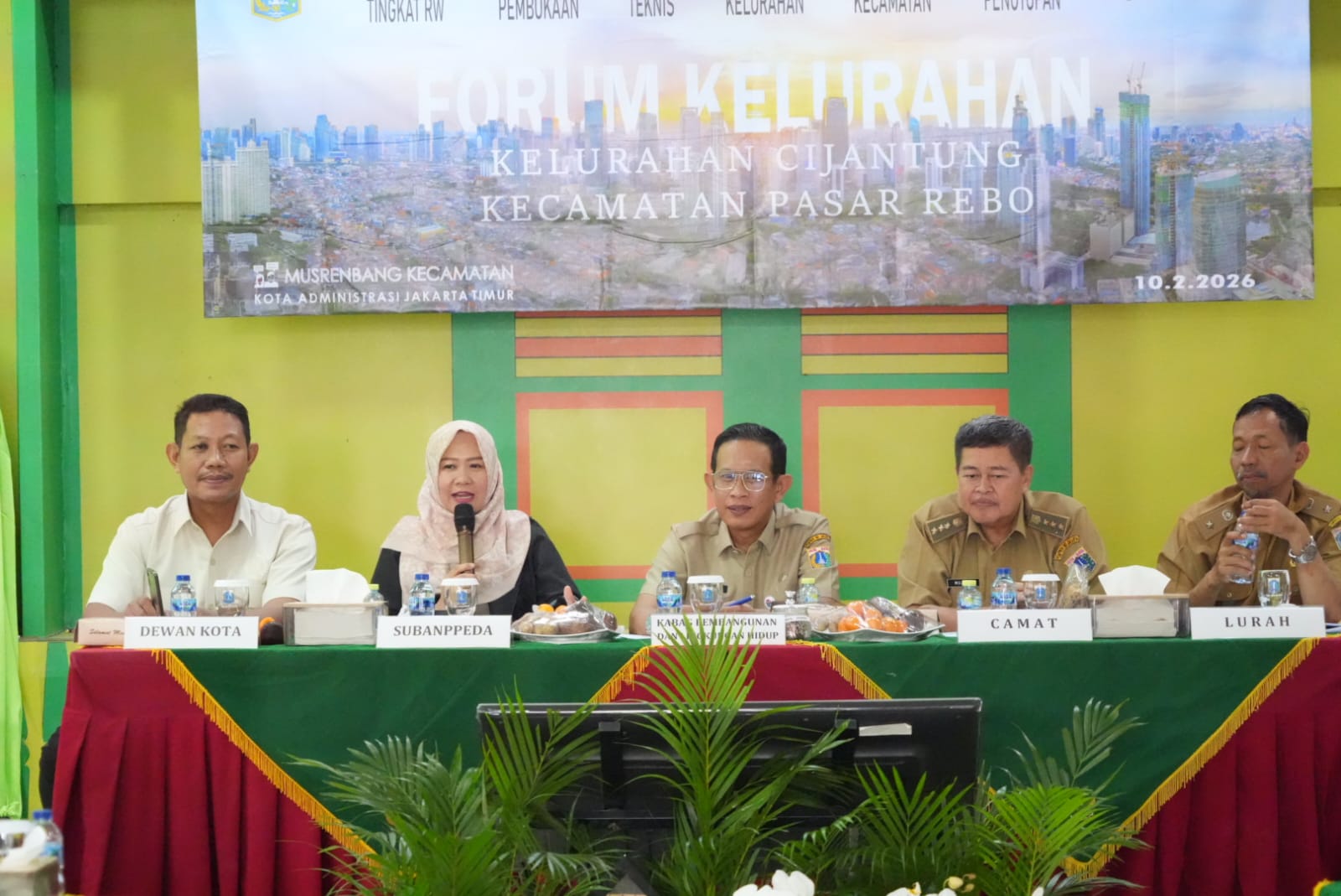 Perbaikan Saluran dan Pembangunan Embung Jadi Pembahasan Utama di Forum Kelurahan Cijantung