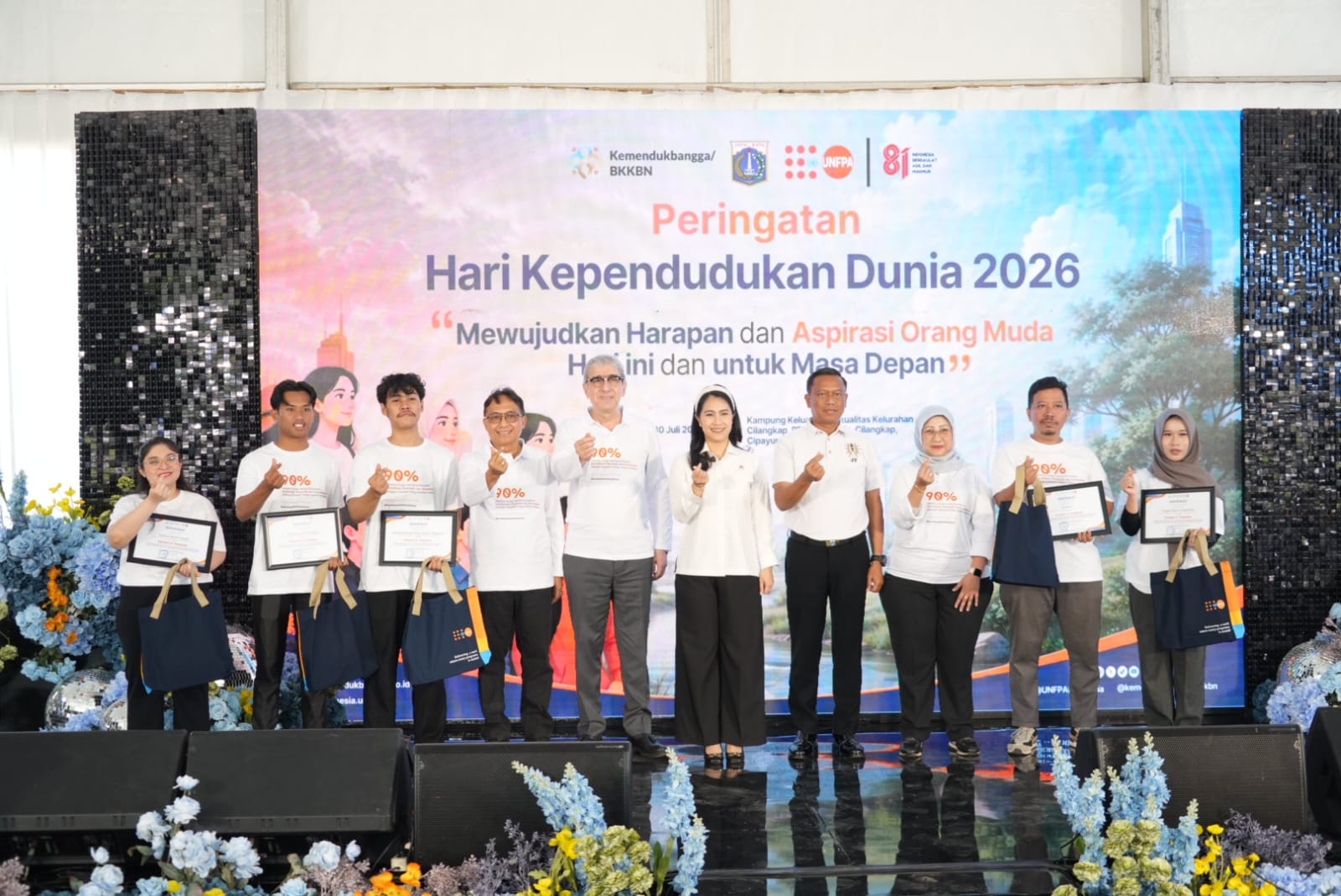 200 Anak se-Kecamatan Cipayung Ikuti Peringatan Hari Kependudukan Sedunia