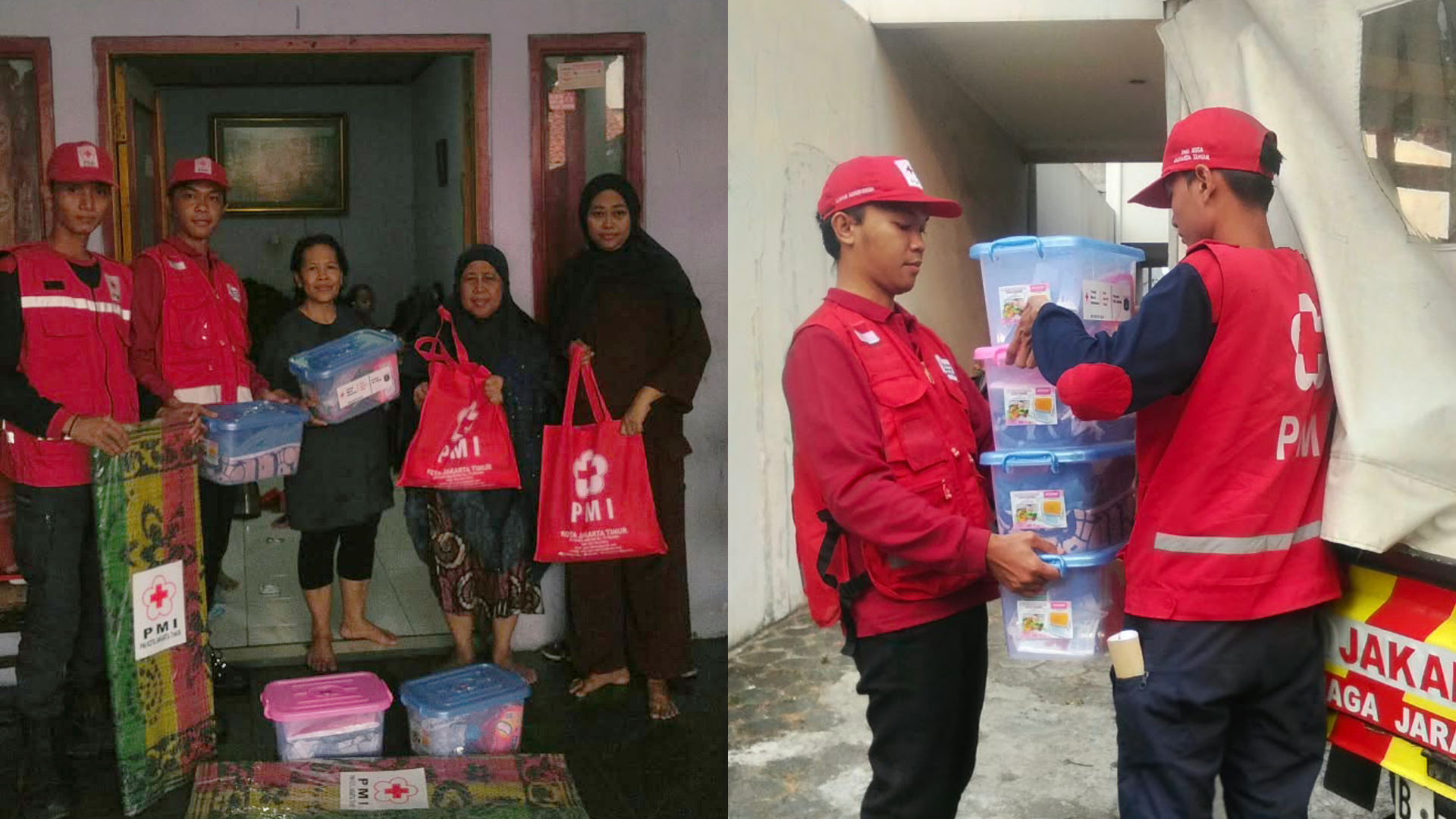 PMI Jakarta Timur Salurkan Bantuan Tanggap Darurat bagi Warga Kelurahan Gedong