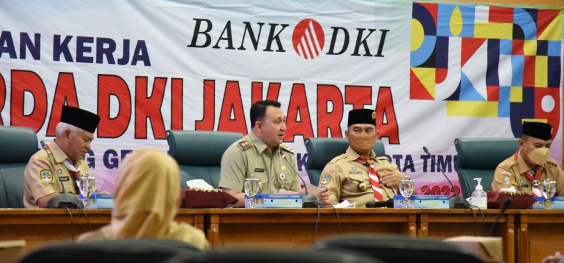 Wakil Wali Kota Terima Kunjungan Kwarda Pramuka DKI Jakarta 